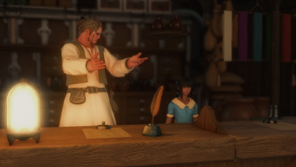 Working at the Market Stall